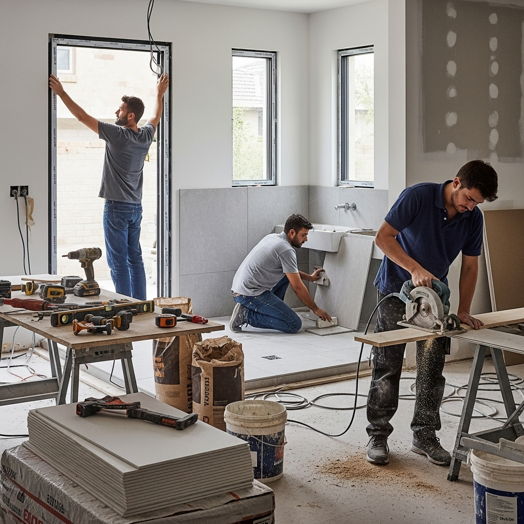 Home renovation in progress